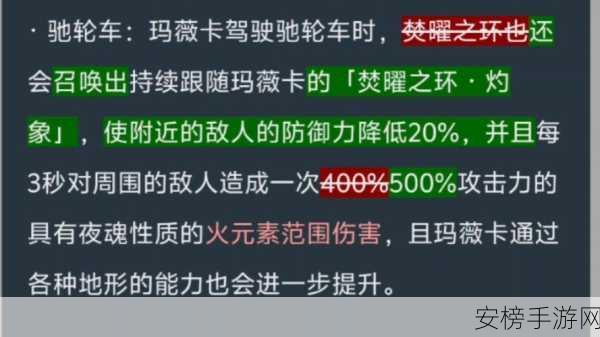 原神玛薇卡命之座深度解析与效果全览