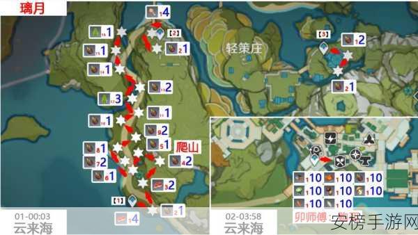 原神速刷攻略，揭秘冷鲜肉最佳采集点与高效路线