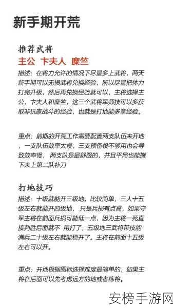 雄霸三国新攻略，解锁三国群雄传手游武将选择与战斗策略秘籍