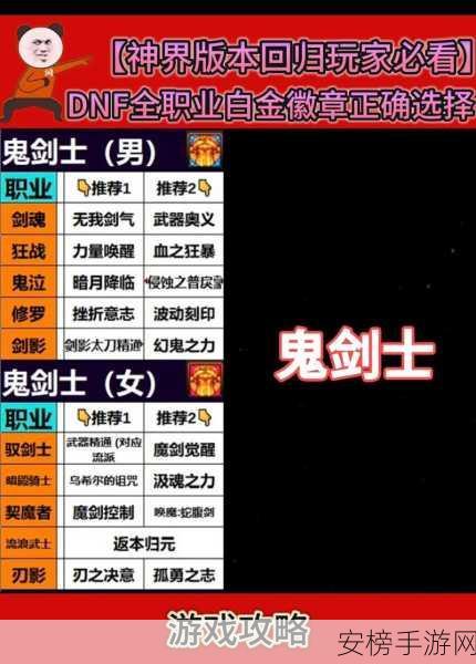 DNF 龙骑士白金徽章精选指南，助你实力飙升