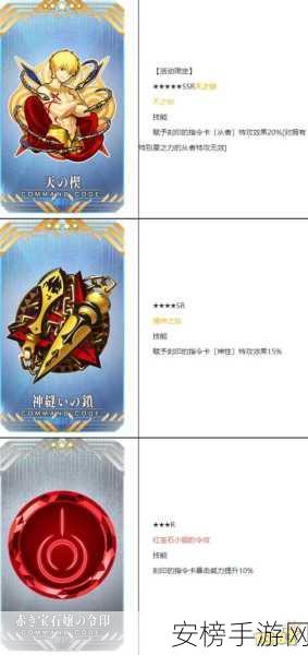 FGO 指令纹章获取秘籍与大全深度解析