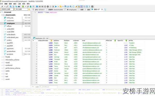 手游开发者必备！MySQL Workbench实战攻略，精通数据库操作，助力游戏数据优化