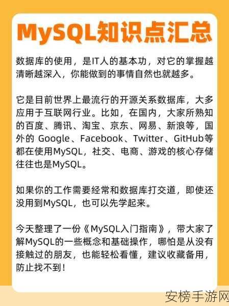 手游开发者必看，MySQL数据库技巧助力游戏数据深度分析与优化