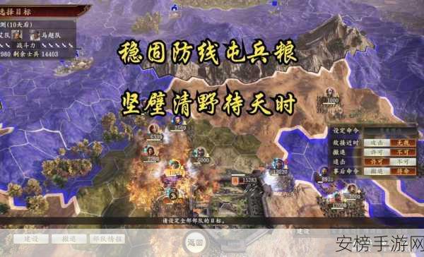 三国志战略版深度攻略，第14章任务全解析，智勇双全征服难关