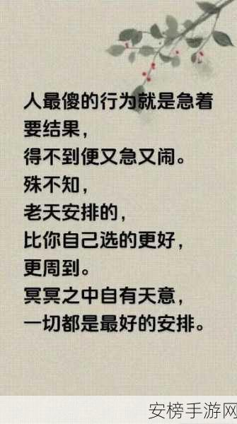 你急什么妈妈又不是不让你：别着急，妈妈只是希望你能做好准备和规划。