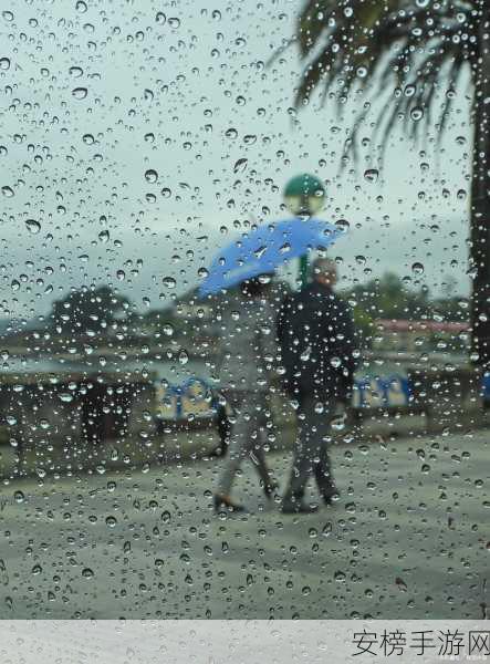 下雨天公交车站避雨1jk：雨中候车亭的避雨少女