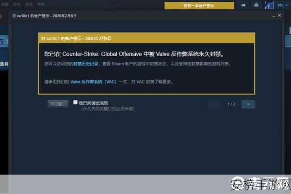 vac无法验证你的游戏会话：VAC 游戏会话验证失败