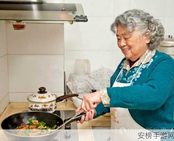 中午妈妈在厨房做饭：烹饪时光：妈妈的午间美味