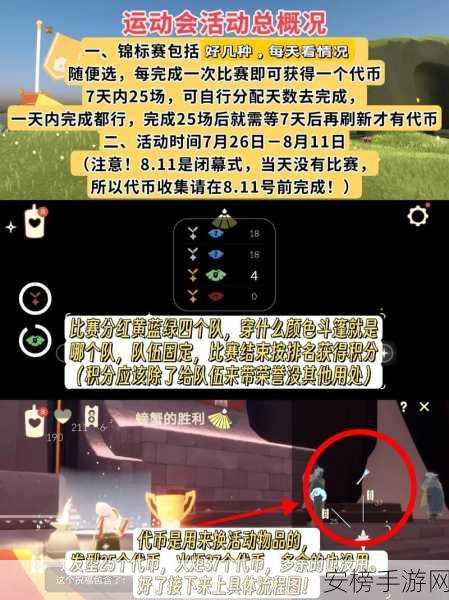 光遇运动会，全项目深度解析，助你赛场夺魁秘籍