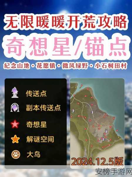 无限暖暖奇想星，精准掌握地图传送点位置秘籍