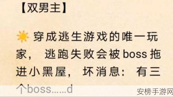 在逃生游戏里花式挨双男主：逃生游戏：与双男主的生死纠葛