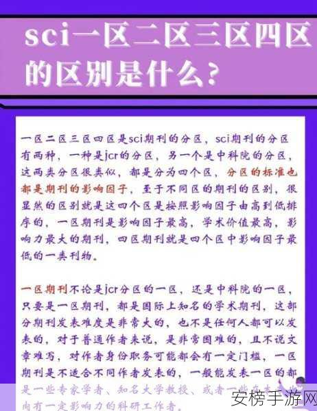 大象一区和二区SCI区别：SCI期刊一区与二区的核心差异分析